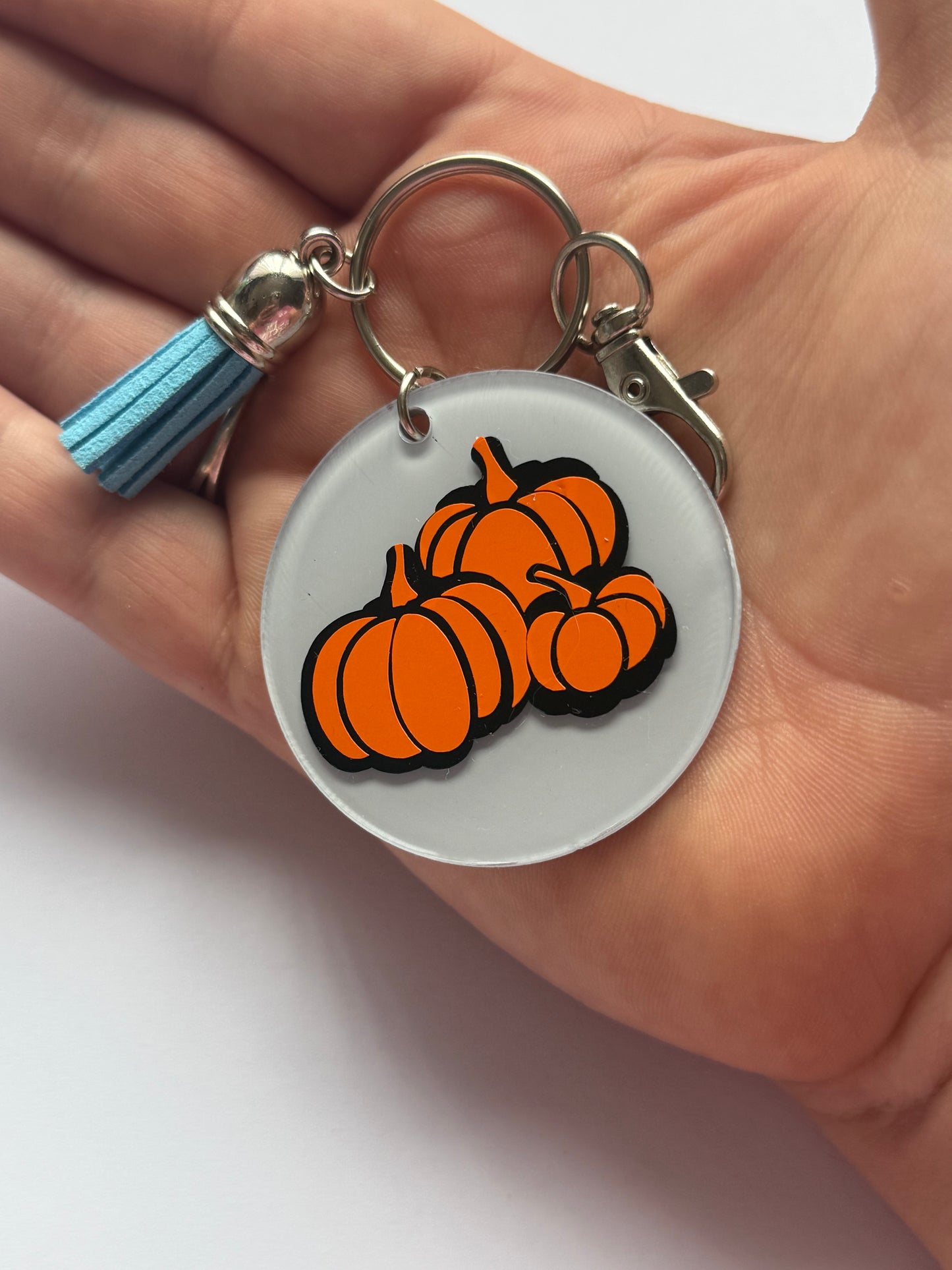 Pumpkin  Autumn themed key chain