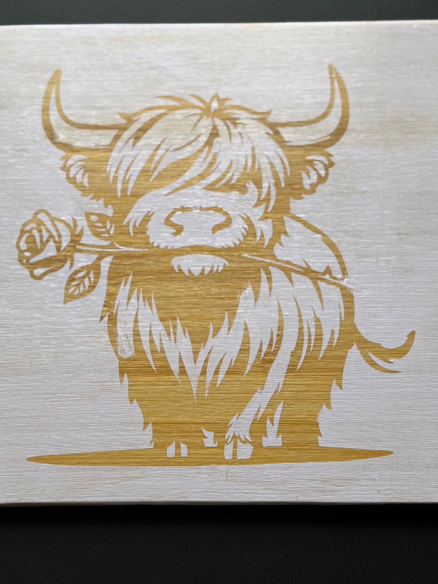 Highland Cow Chopping Board