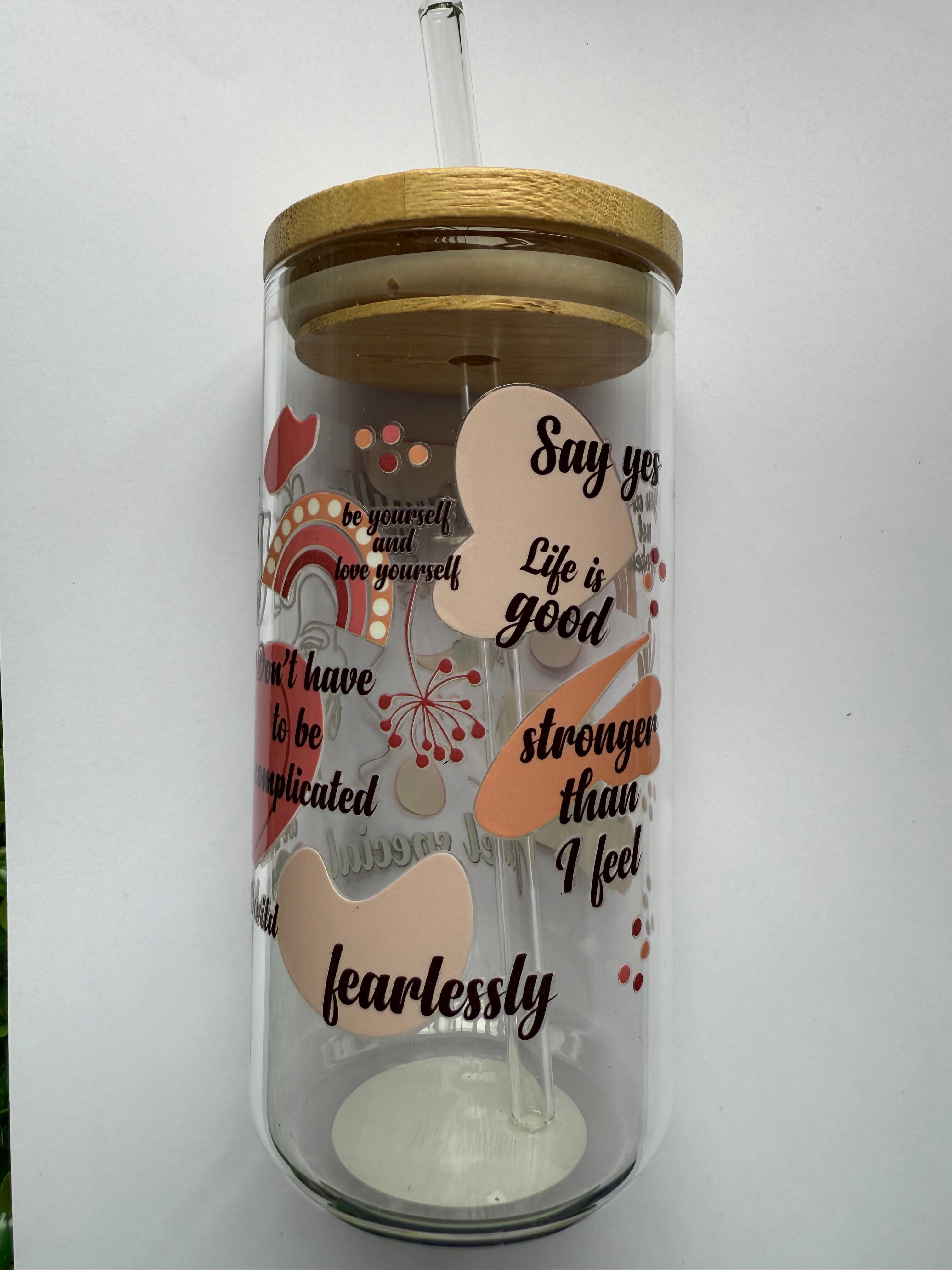 positivity mason jar