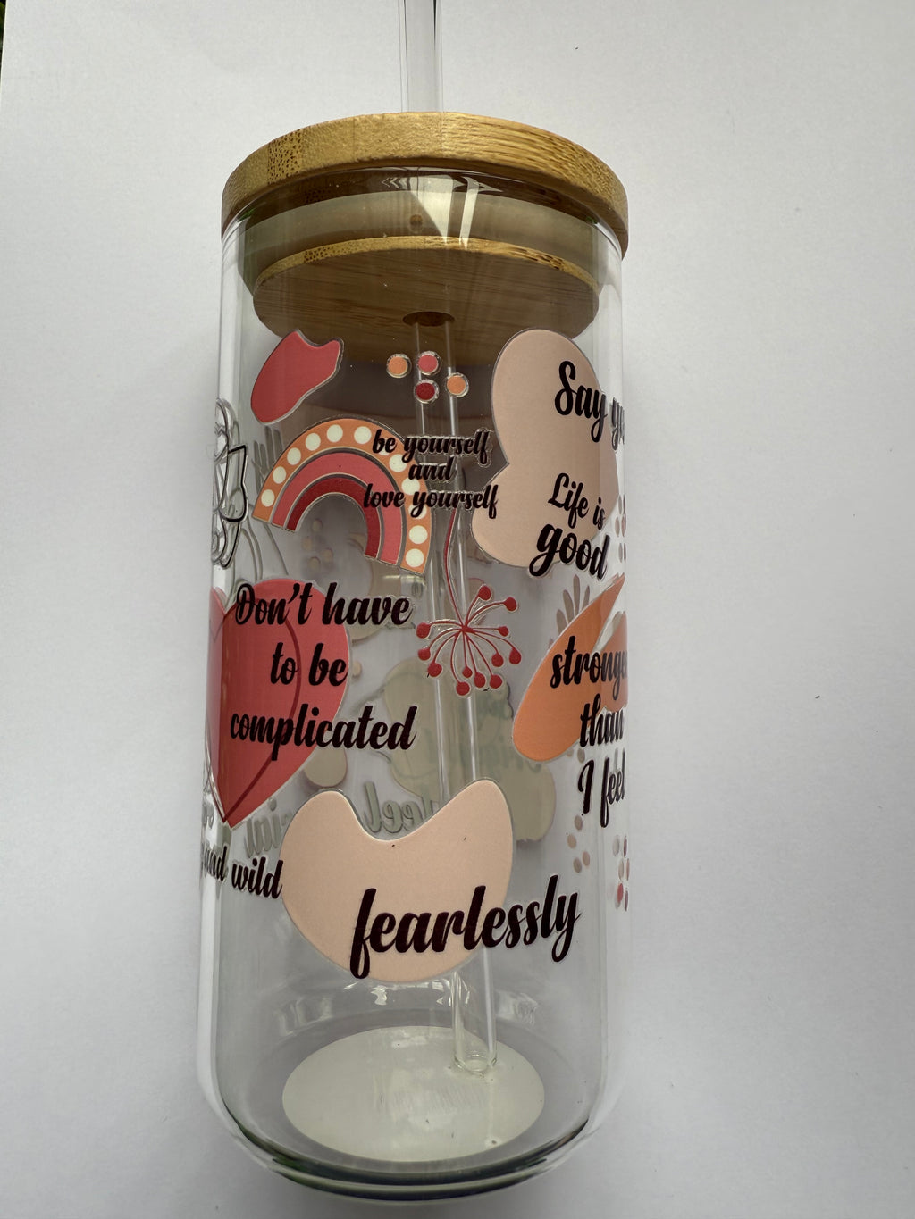 positivity mason jar
