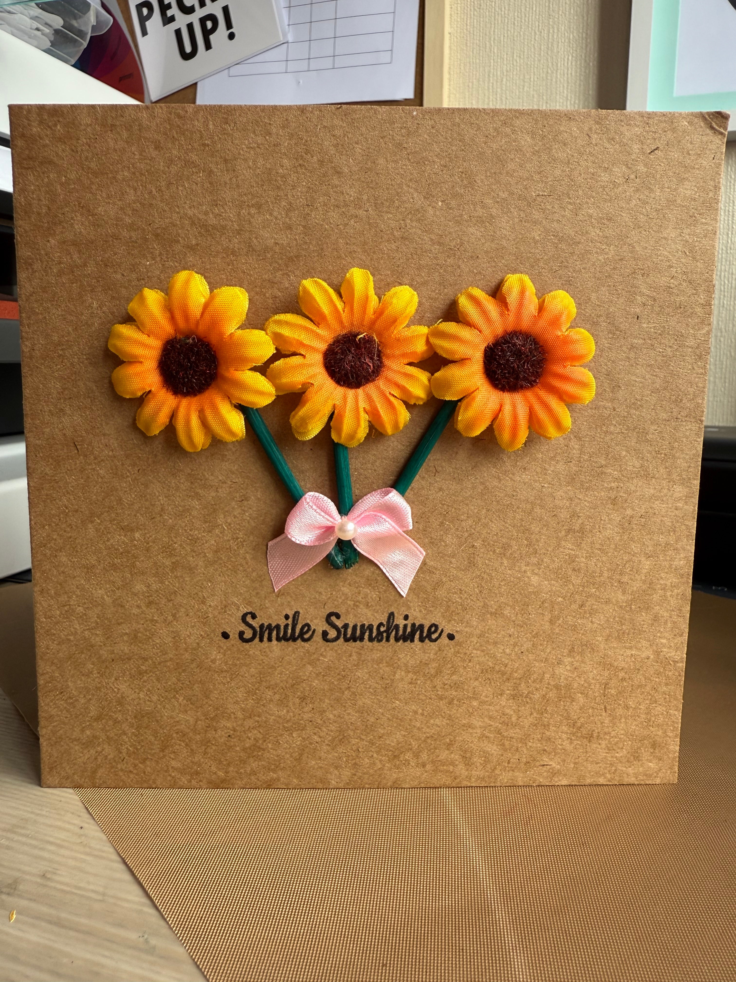 Sunflower Card
