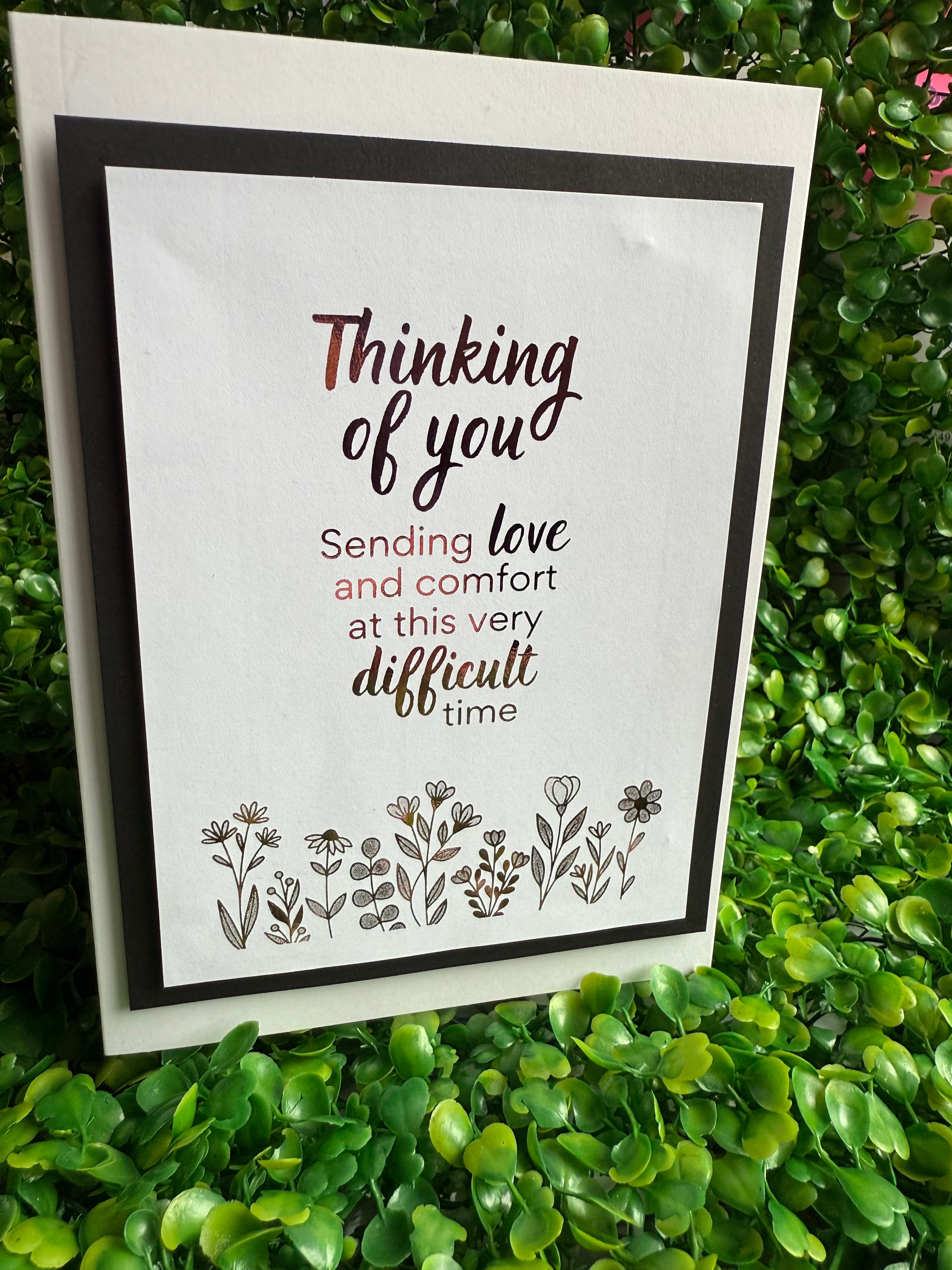 Thinking of you card