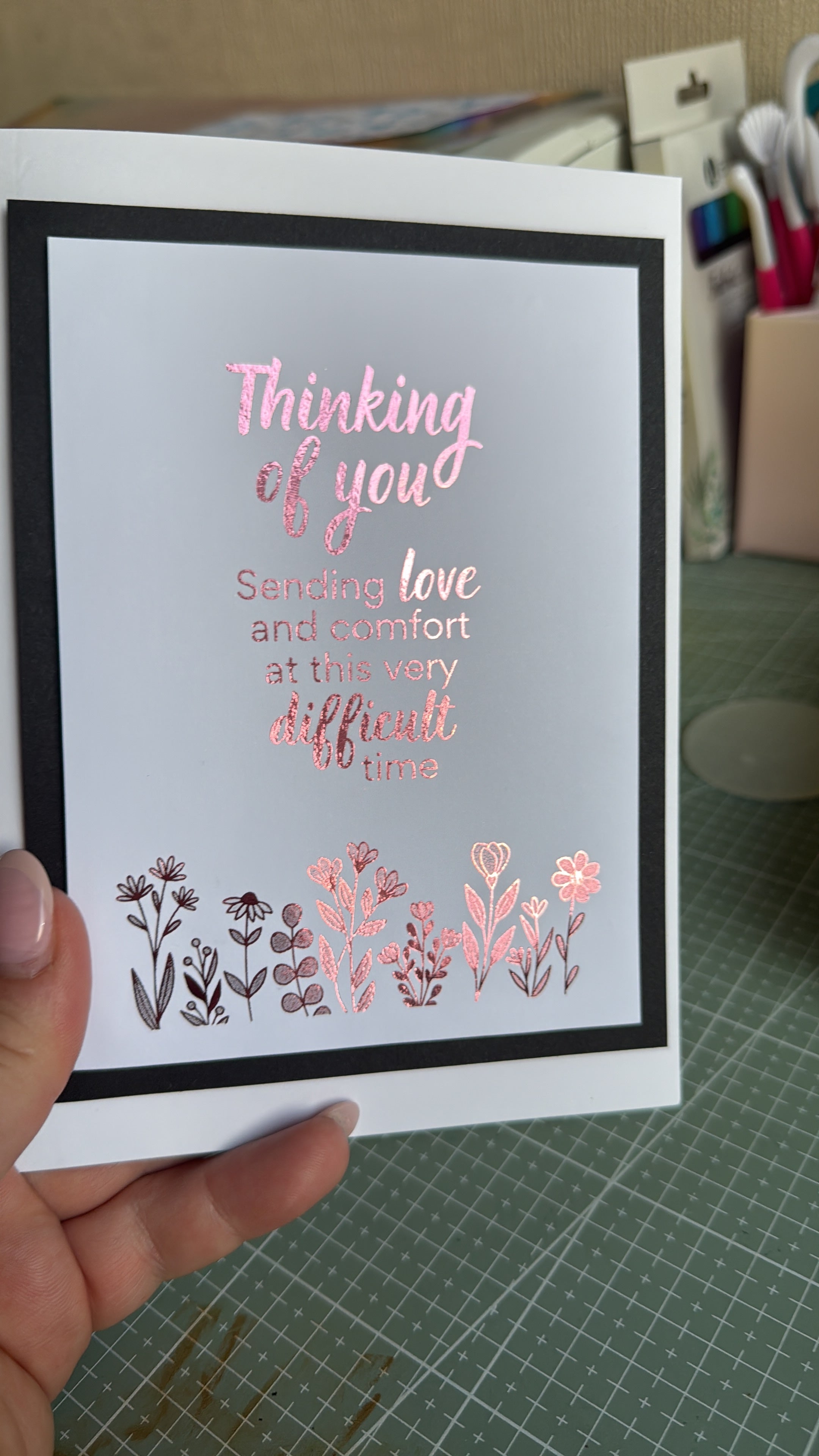Thinking of you card