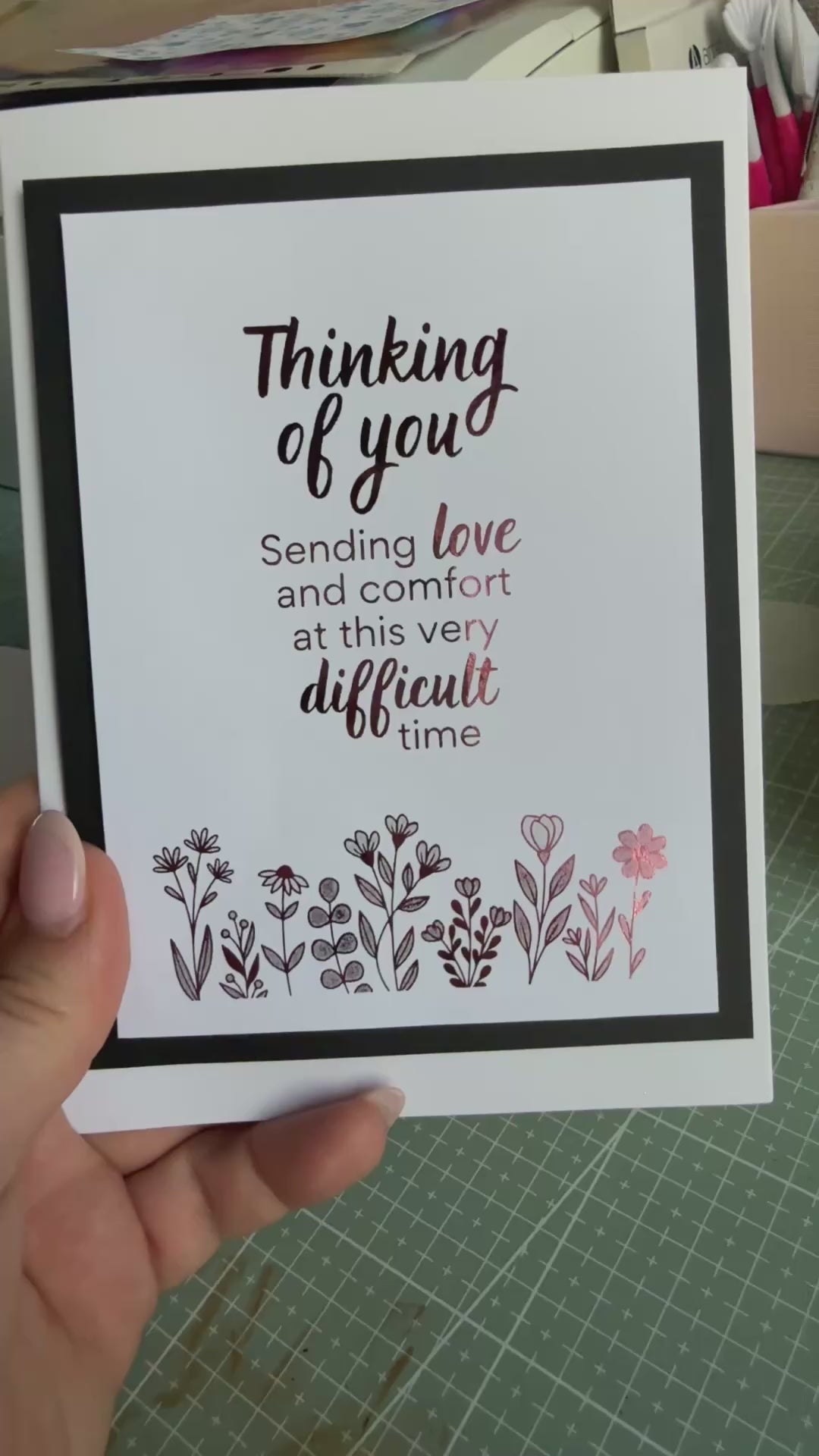 Thinking of you card